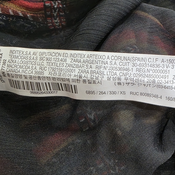 ZARA blogger Fab long rainbow stripe Pom Pom boho tiered maxi dress XS - Picture 12 of 15